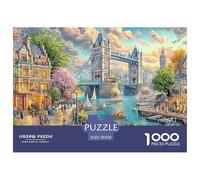 Plein Soleil sur Le Pont de Londres 1000 Piece Adults Puzzle Kids Age Games Puzzle Game Unique Gifts Challenging & Brainteasing 70x50cm/1000pcs