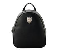 Plein Sport Backpack Devon FW 24, Sac à Dos en Cuir synthétique Femme, Noir, C