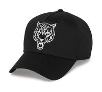 Plein Sport - Baseball Cap Tiger - unisex - Sport - Noir - Taille: ONE Size