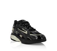 Plein Sport Baskets basses 'Pegasus' or / noir, Taille 42