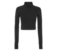 Plein Sport - Cropped Jogging Full Zip - Femme - Sweatshirts et sweats à capuche - Noir - Taille: 40 FR