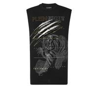 Plein Sport - Débardeur Tiger - Homme - Sport - Noir - Taille: 5XL
