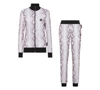 Plein Sport, Femme, Combinaisons et Ensembles, Gris, Taille: 36 FR Survêtement de jogging en triacétate : Haut/Pantalon Pitone