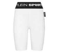 Plein Sport, Femme, Shorts, Blanc, Taille: 40 FR Jogging Cyclist Leggings