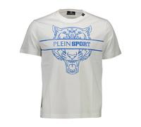 Plein Sport, Homme, Sport, Blanc, Taille: M Short Sleeve T-Shirt