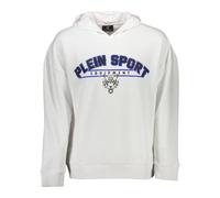 Plein Sport, Homme, Sweatshirts et sweats à capuche, Blanc, Taille: L Sweat à Capuche Blanc Manches Longues