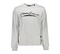 Plein Sport, Homme, Sweatshirts et sweats à capuche, Blanc, Taille: L SweaT-shirt Blanc à Manches Longues Imprimé