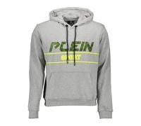 Plein Sport, Homme, Sweatshirts et sweats à capuche, Gris, Taille: L Sweat à Capuche Gris Manches Longues