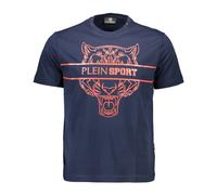 Plein Sport, Homme, Tops, Bleu, Taille: XL T-Chemises