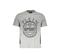 Plein Sport, Homme, Tops, Gris, Taille: M Short Sleeve T-Shirt