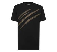 Plein Sport, Homme, Tops, Noir, Taille: L T-Chemises
