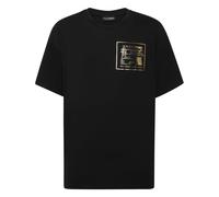 Plein Sport, Homme, Tops, Noir, Taille: M T-Shirt Col Rond