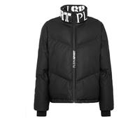 Plein Sport, Homme, Vestes, Noir, Taille: 2XL Nylon Down Jacket Tiger
