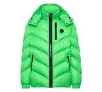 Plein Sport, Homme, Vestes, Vert, Taille: XL Nylon Puffer Jacket Tiger