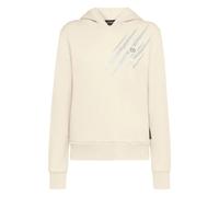 Plein Sport - Hooded SweaT-shirt Scratch - Femme - Sport - Beige - Taille: 38 FR