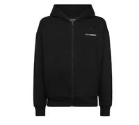 Plein Sport - Hooded Sweatjacket Scratch - Homme - Sweatshirts et sweats à capuche - Noir - Taille: 2XL