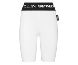 Plein Sport - Jogging Cyclist Leggings - Femme - Shorts - Blanc - Taille: 40 FR