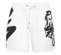 Plein Sport - Jogging Shorts - Homme - Sport - Blanc - Taille: L