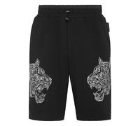 Plein Sport - Jogging Shorts Tiger - Homme - Shorts - Noir - Taille: S