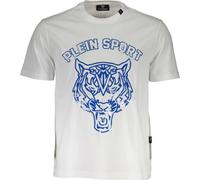 Plein Sport Logo TShirt manches courtes col rond Blanc Imprimé : Taille - S Taille : S