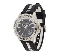 Plein Sport Montre à affichage analogique noir / argent / blanc, Taille One Size