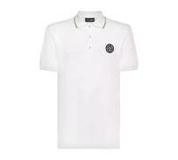 Plein Sport - Polo Blanc SS Tiger - Homme - Sport - Blanc - Taille: L