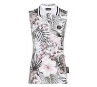 Plein Sport - Polo sans manches - Femme - Sport - Blanc - Taille: 36 FR