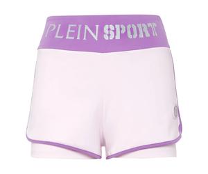 Plein Sport - Short de jogging - Femme - Sport - Blanc - Taille: 38 FR