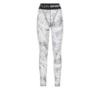 Plein Sport - Sport Leggings - Femme - Sport - Blanc - Taille: 44 FR