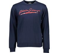 Plein Sport Sweatshirt Col rond Logo Bleu Navy FIPS207 : Taille - S Taille : S