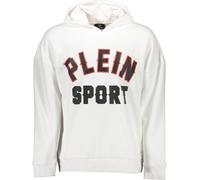 PLEIN SPORT SWEATSHIRT SANS FERMETURE BLANC HOMME : Couleur - Blanc, Taille - S Taille : S Couleur : Blanc