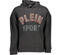 PLEIN SPORT SWEATSHIRT SANS FERMETURE NUANCIÈRE HOMME : Couleur - Noir, Taille - 2XL Taille : 2XL Couleur : Noir