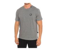Plein Sport - T-shirt à manches courtes avec impression de griffes - Homme - Sport - Gris - Taille: M