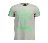 Plein Sport - T-Shirt à Manches Courtes - Homme - Sport - Gris - Taille: XL