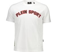 PLEIN SPORT T-shirt blanc à manches courtes POUR HOMMES : Couleur - Blanc, Taille - S Taille : S Couleur : Blanc