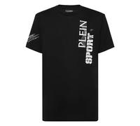 Plein Sport - T-shirt Col Rond MC Wave - Homme - Sport - Noir - Taille: S