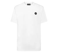 Plein Sport - T-Shirt Col Rond Tigre - Homme - Sport - Blanc - Taille: M