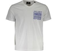 Plein Sport T-shirt col V Logo Imprimé Blanc : Taille - 2XL Taille : 2XL