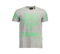 Plein Sport - T-Shirt Manches Courtes - Homme - Sport - Gris - Taille: XL