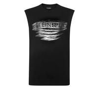 Plein Sport - T-shirt sans manches Col Rond - Homme - Tops - Noir - Taille: XL