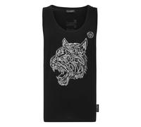 Plein Sport - Tank Top Tiger - Homme - Sport - Noir - Taille: L