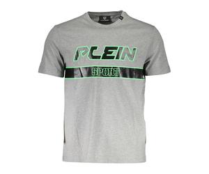 Plein Sport - Tips105 T-Shirt - Homme - Sport - Gris - Taille: L