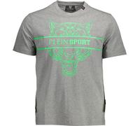 Plein Sport TShirt manches courtes col rond contraste logo application : Taille - S Taille : S