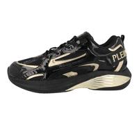 Plein Sport Zapatillas Pegasus, Negro/Dorado, Talla 43, Hombre