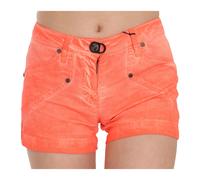 Plein Sud - Mid Waist Mini Short - Femme - Shorts - Orange - Taille: 32 FR