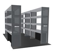 PLEINE CONFIGURATION 5 UNITÉS ÉTAGÈRES BOXER 2006- PEUGEOT - GAUCHE ET DROITE - RHINO PROCUCTS - MR245BX06