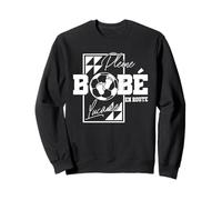 Pleine Lucarne Bébé en Route Footballeur Futur Papa Sportif Sweatshirt