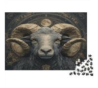 Pleine Lune en Bélier, Astrologie || Puzzles Amusants en Famille 1000pcs (75x50cm) Adultes