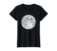 Pleine Lune T-Shirt Graphique avec Valeur, Femme, Noir, L
