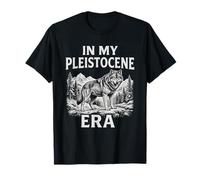 Pléistocène Era Paléontologie Science Age de Glace Loup T-Shirt